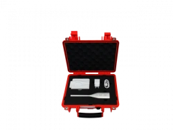 Gamma detector radionuclide diagnostic instrument with 250 mm long working part