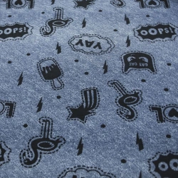 Printed Cotton Knit Fabric 100% Cotton