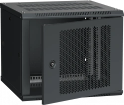 LINEA W 9U Wall-Mounted Cabinet 600x600 mm Perforated Door RAL9005