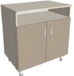 Medical Two-Door Cabinet with Niche KSTTm 2-02
