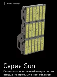 High-Power LED Street and Road Lighting Fixtures - Sun Series