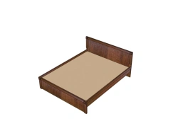 Double Bed with Headboard - Sturdy and Reliable Base