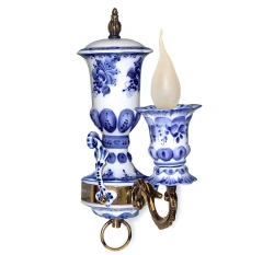 Caprice Wall Lamp Single Arm 100x60x200mm Porcelain