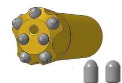 KNSH 43-R32.BS Drill Crown MХ 747.00 with 7 Semi-Spherical Pins