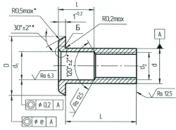 Flat Head Nut Pistons OСТ 1 11194-73