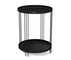 Coffee Table with Metal Frame and Two Tabletops - Sheffilton SHT-CT31