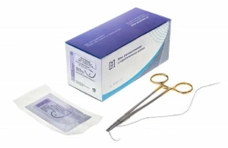 Sterile Trauma-Free Surgical Needle with Suture Thread