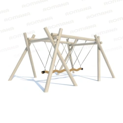 Outdoor Swing Set with Rope for Kids 118.03.00