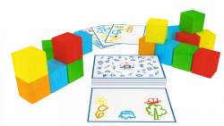 Colorful Cubes Game "Who is Faster?" (Art. N-86)