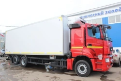 Diesel-powered Heavy-duty Truck with Platform Body, Model 57542 Modification 57528S on Base SHA