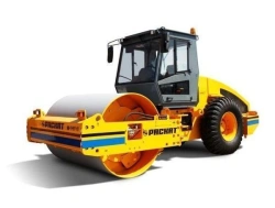 Dual-Axle Vibratory Roller for Compacting Soil in Road Construction RV-11-DT