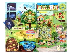 Educational Wall Busy Board for Kids - Summer - Ecological Education Series