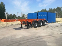Container Carrier Semi-Trailer for 20/30ft Containers