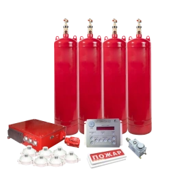 Automatic Gas Fire Suppression System "Raduga-5MG" for Electric Locomotives