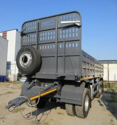 Heavy-Duty Trailer with Removable Sides SAV 83433RE1...RE6