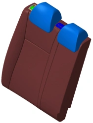 Right Rear Seat Backrest for 5DR (FBr PE)