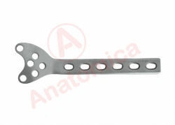 Support Plate for Femoral Condyle with Limited Contact