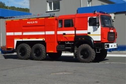 Fire Tanker Truck AC-6, Model 58810U on Ural-4320 Chassis