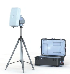 Ground Antenna Post with Directional L Band Antenna for Wireless Ethernet Communication 3D Link