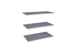 Fiji LD.659410.000 Single Door Wardrobe Shelf Set (3 pcs) - Metropolitan Grey
