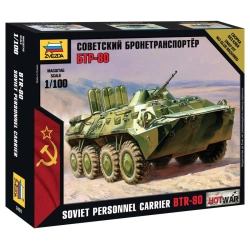 Soviet Armored Personnel Carrier BTR-80 Model Kit