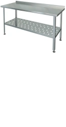 Food Processing Table with Perforated Shelf SRP-...-PR