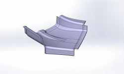 Polyester Fiberglass Adapter for Vehicle Cladding 6299-401-8100390