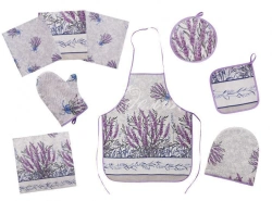 Cotton Fabric Oven Mitts - Set and Individual Items