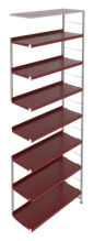 Metal Shelf Unit 880x300x2352 mm with 7 Shelves