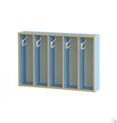 Wall-mounted Towel Cabinet with Hooks and Shelf (Art. 50046-249)