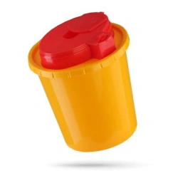 Sharps Waste Collection, Storage, Transport, and Disposal Container MK-04-SS
