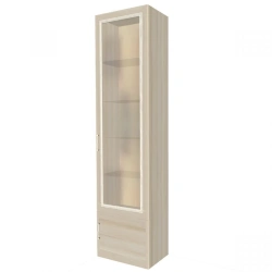 Closed Cabinet with Glass Door - Model ШП-3 by Edelwood