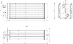 Oil Radiator for Hydraulic Systems BO-173.1013.300