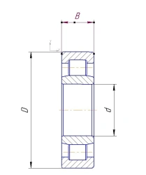 Rolling Bearing 76-732302ЮТ-ЕТУ 100/3