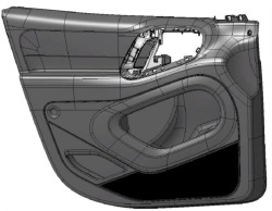 Left Front Door Trim Assembly for Vehicles M1 and N1 - 1683045181
