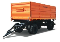 Dump Trailer Bordovoy 8551M6 with PLANT Axles 1202-2410002, KAMA Tires