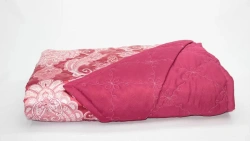 Quilted Bedspreads Made from Cotton and Synthetic Fabrics with Synthetic and Cotton Fiber Filling