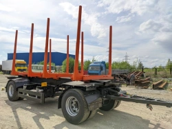 Dual-Axle Timber Transport Trailer BZAP 94562H