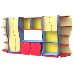 Children's Wall Unit by Edelwood - Customizable Design