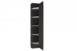 Modern Type 1 LD.520080.000 End Shelf Unit (White/Black)