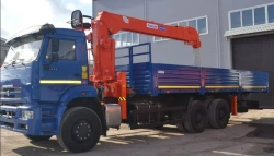 KAMAZ-6520 Cargo Truck with Crane Model 336951