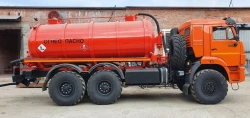 Oil and Gas Condensate Collection Tank AKN, AKN-OD, AKNS 4671M2-30 on Kamaz-43118-RS Chassis