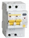 Differential Circuit Breaker AD12M 2P V16 30mA IEK