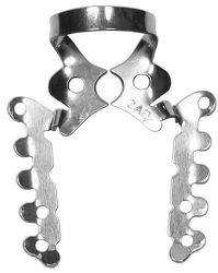 Dark Clamp No. 2AD-B for Dental Isolation