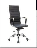 Metal Frame Chair MENK with Textile Upholstery and Plastic Elements