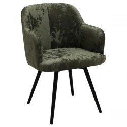 Monica Rot AL Chair with Metal Frame and 180-Degree Swivel Mechanism