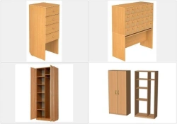 Laminated Wooden Filing Cabinet with PVC Edging