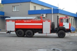 Fire Tanker Vehicle AC-15.0-?, Type 58810, Modification 58810F on Ural-63701-1951 Chassis