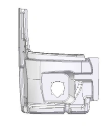 Right Inner Headlight Panel for LiAZ 525660 (Component 525660-5313146)