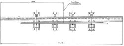 Cross rail with counter rail for switch assembly Project 1909.02.030-01